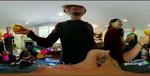 Frame ontwrongen, samengevoegd en getransformeerd.