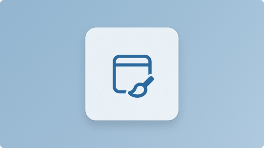 Windows-pictogram voor ontwerp- en hulpmiddelen voor apps