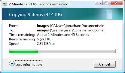 schermafbeelding van voortgangsbeheer en gedeeltelijke tekst 