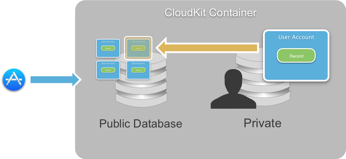 Each user in CloudKit has specific Metadata that describes them