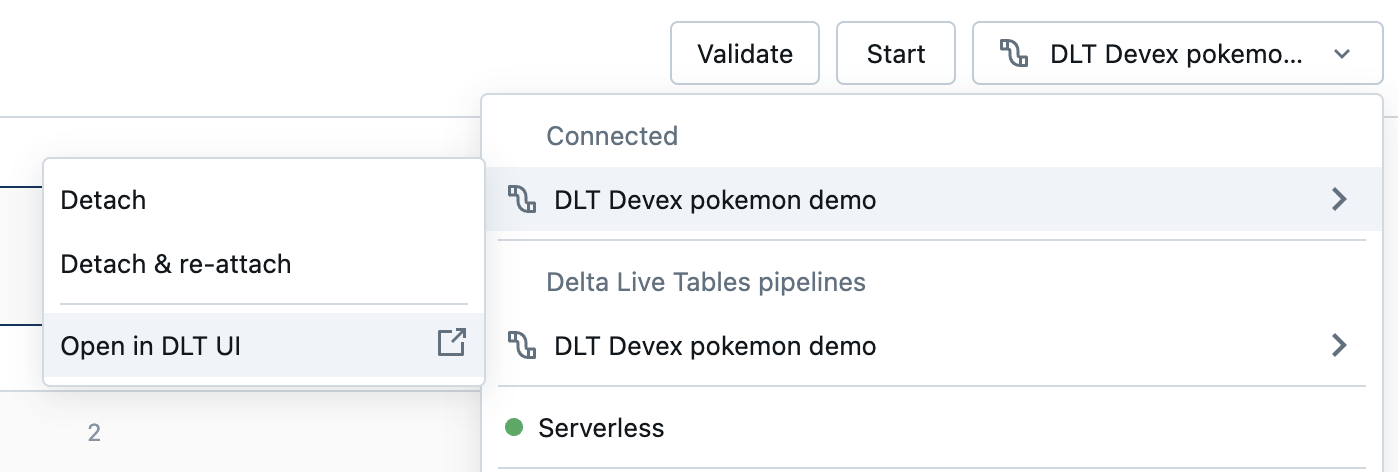 Openen in pipeline-UI vanuit het notebook