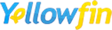 Het logo van Yellowfin.