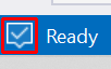 Indicator voor achtergrondtaken van Visual Studio aangevinkt.