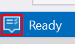 Visual Studio background tasks indicator.