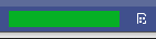 De tweede implementatie-indicator die wordt weergegeven in de voettekstbalk van Visual Studio.
