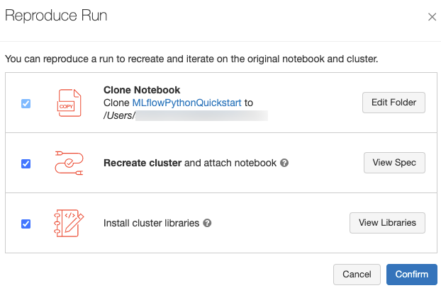 Dialoogvenster Uitvoering reproduceren