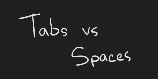 tabs versus spaties