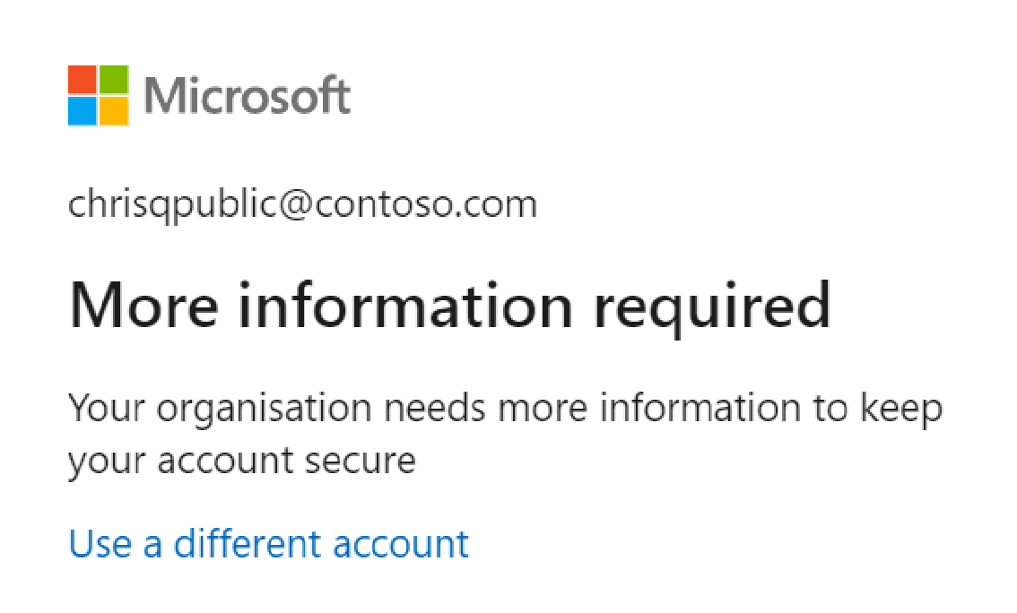 schermopname van de MFA-prompt.