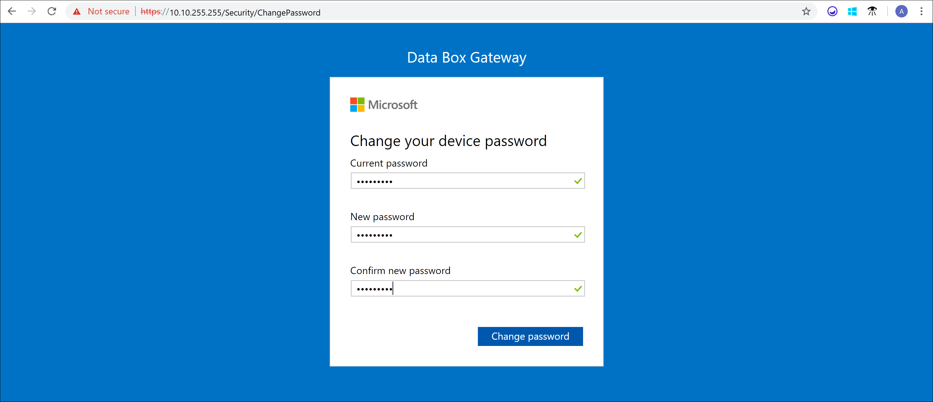 Apparaatwachtwoord wijzigen