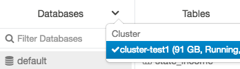 Cluster selecteren