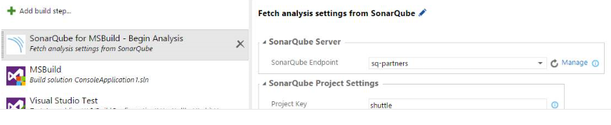 Sonarqube-buildtaken