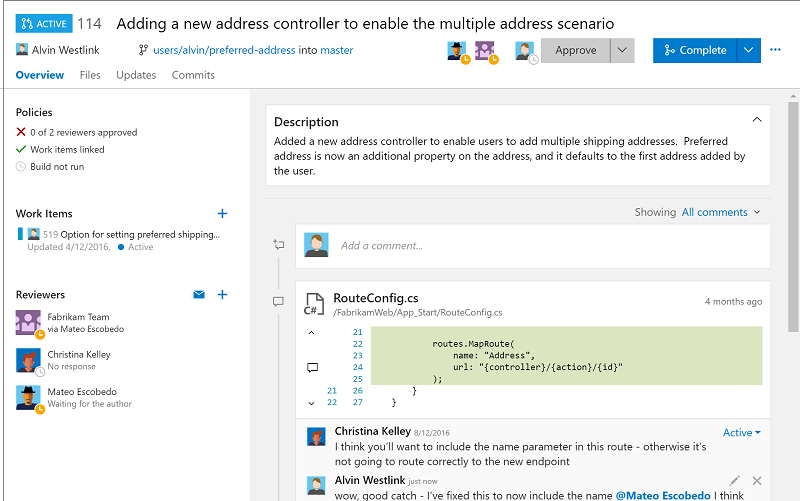 Overzicht van pull-aanvragen