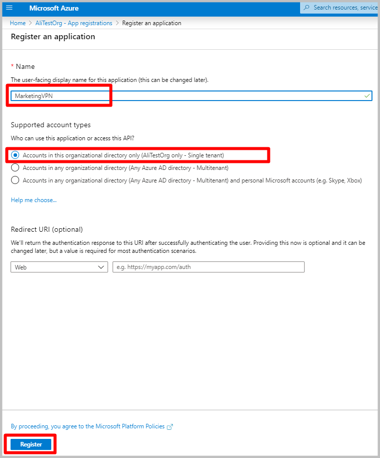 Azure VPN 3