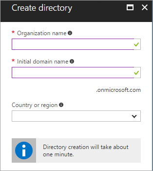 New Microsoft Entra tenant