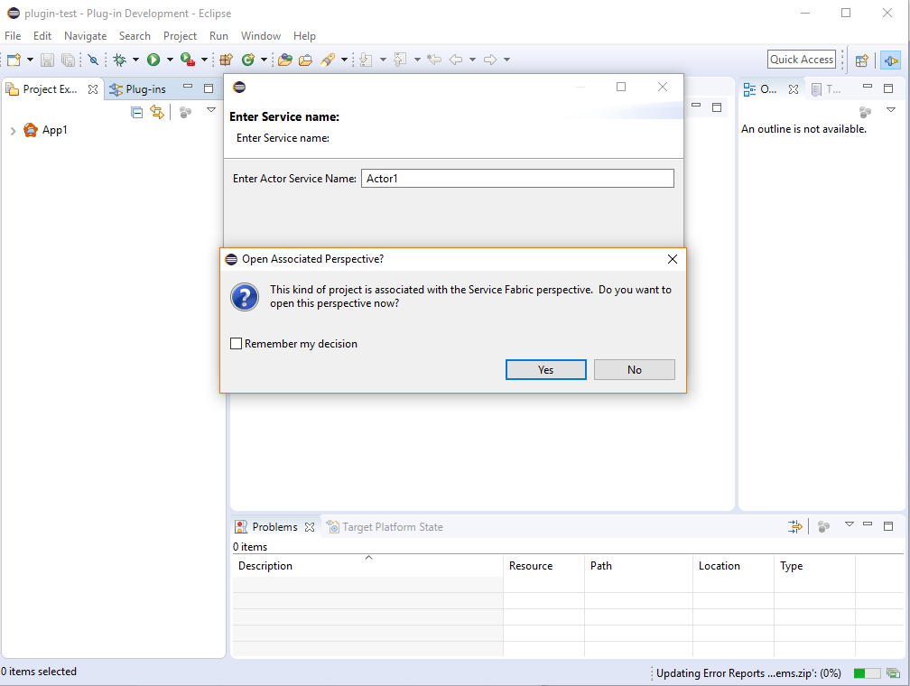Service Fabric Nieuwe projectpagina 5