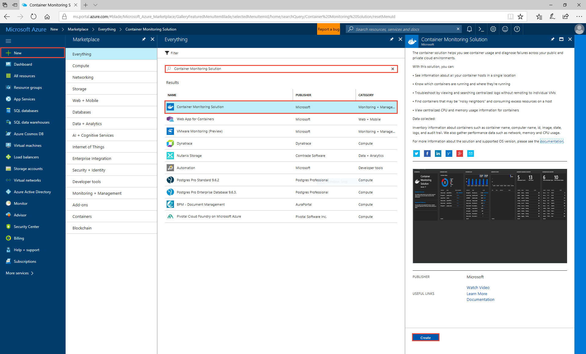 Containers-oplossing toevoegen