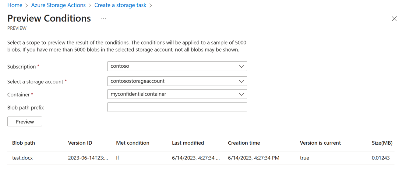 Schermopname van de pagina Voorwaarden.