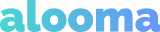 Het logo van Alooma.