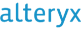Het logo van Alteryx.
