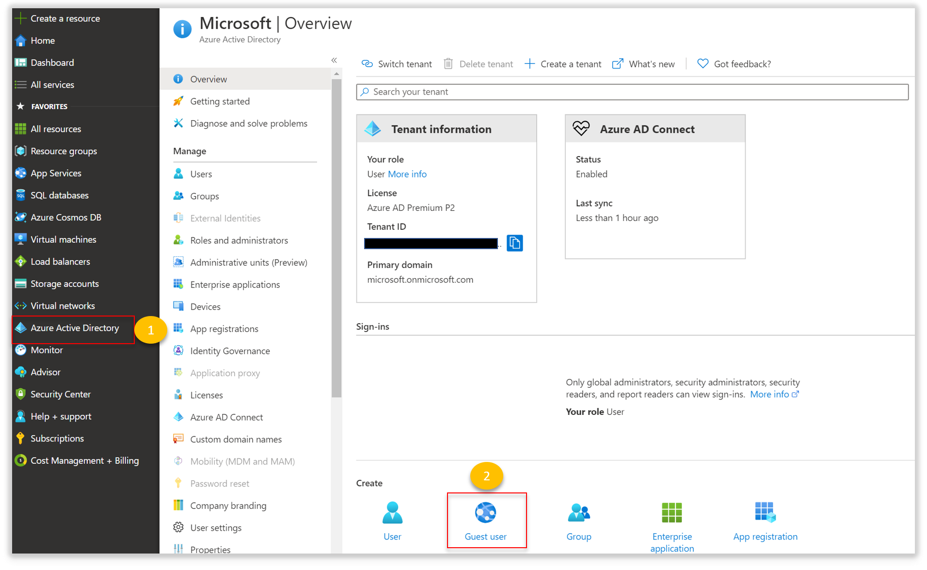 Select Data Access Polices, then + Invite