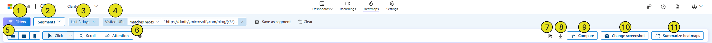 Conversion maps top panel.