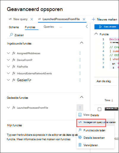 Openen in query-editor