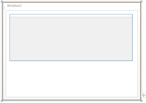 venster met DataGrid