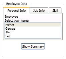 Schermopname van een groepsvak.