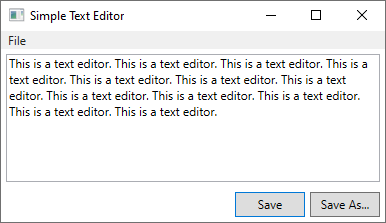 een WPF-venster met knoppen met een beletselteken om aan te geven welk item een dialoogvenster weergeeft.