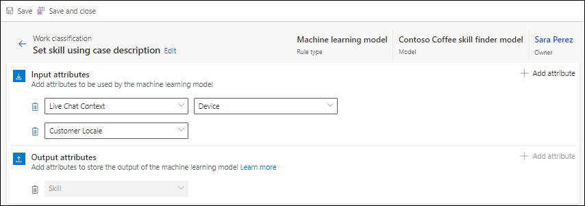 Regeltype voor machine learning.