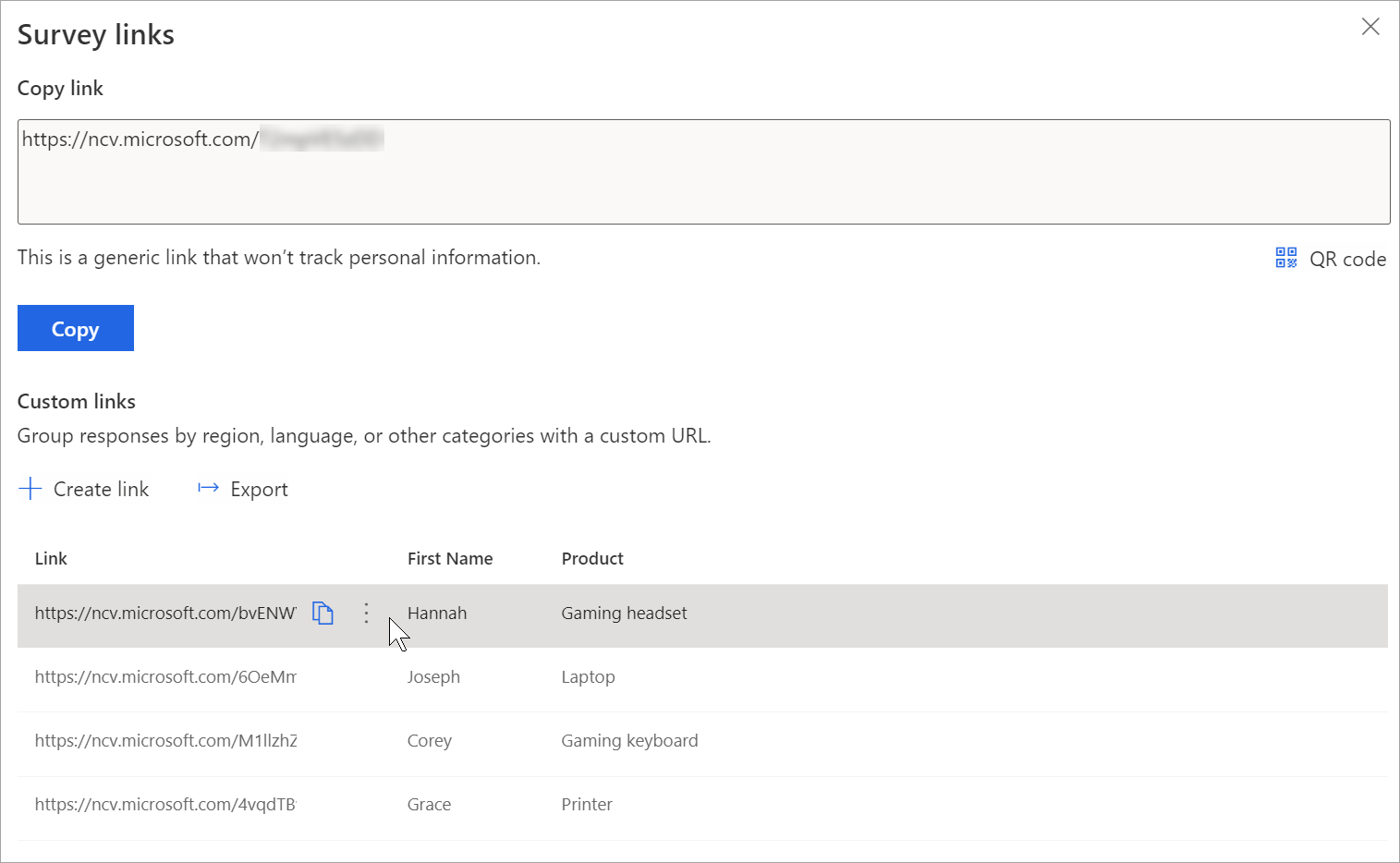 Een aangepaste koppeling kopiëren Een aangepaste koppeling kopiëren.