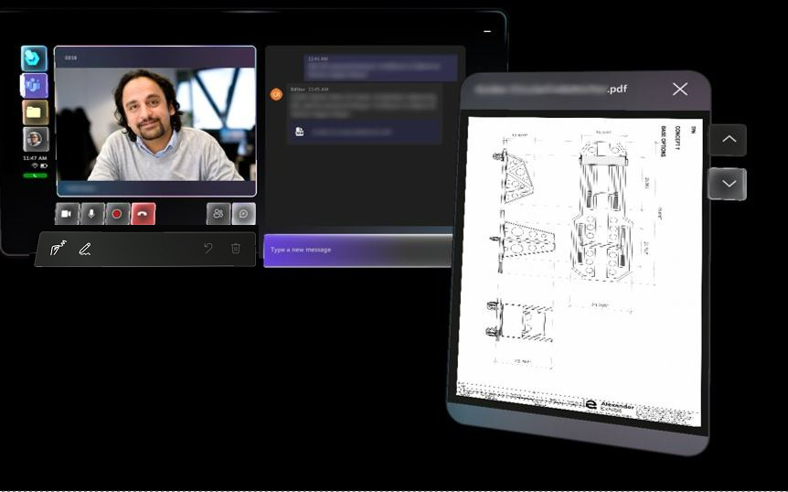Schermopname waarop het voorbeeldbestand wordt weergegeven dat is gedeeld met de gebruiker Schermopname waarop het voorbeeldbestand wordt weergegeven dat is gedeeld met de gebruiker.