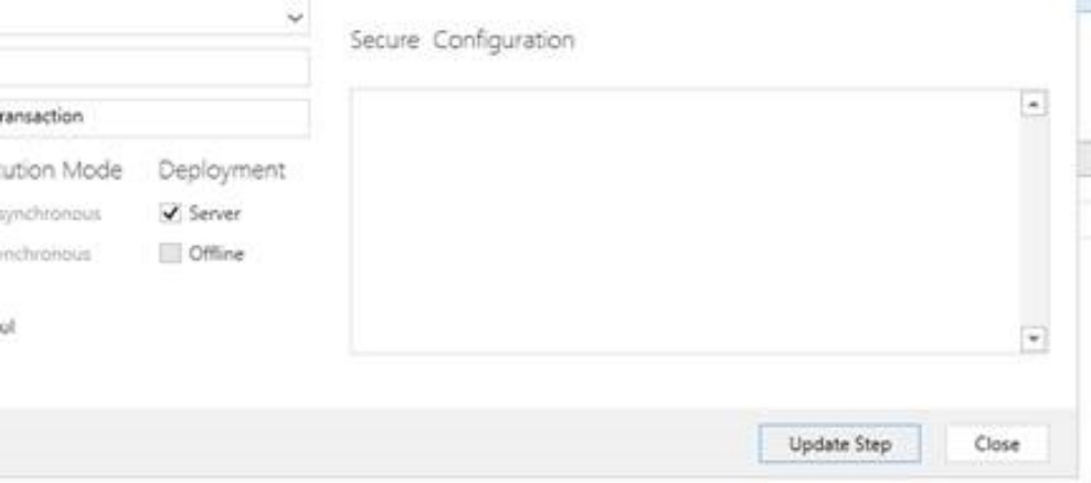 Stap bijwerken-knop.