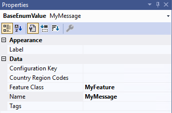 Set a feature class on the enum value Set a feature class on the enum value.