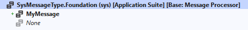 Adding a new enum value for the new message type Adding a new enum value for the new message type.