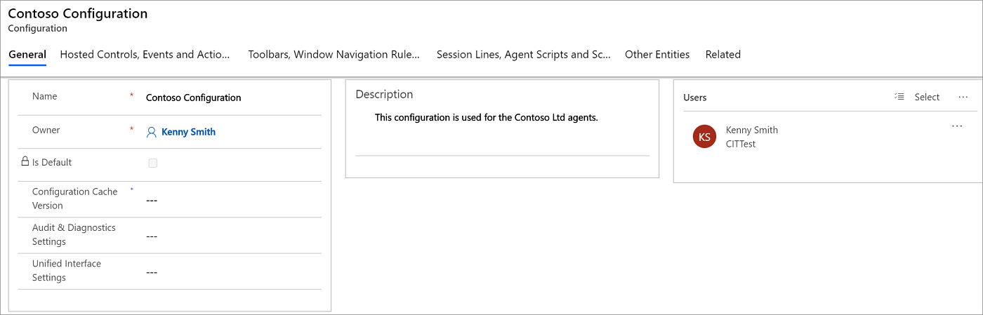 User added to the configuration User added to the configuration.