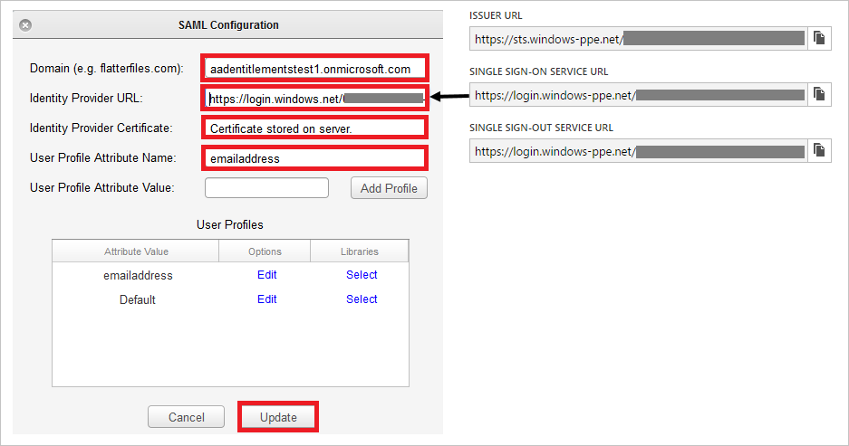 Eenmalige aanmelding configureren