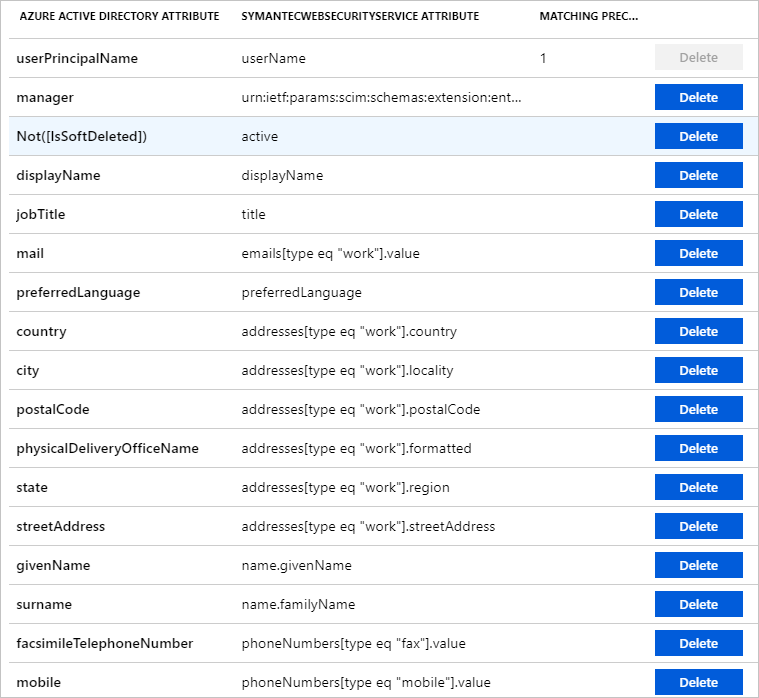 Screenshot of the Attribution Mapping section showing 16 matching properties.