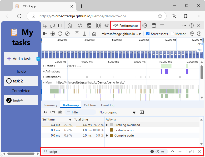 The three buttons for advanced filtering