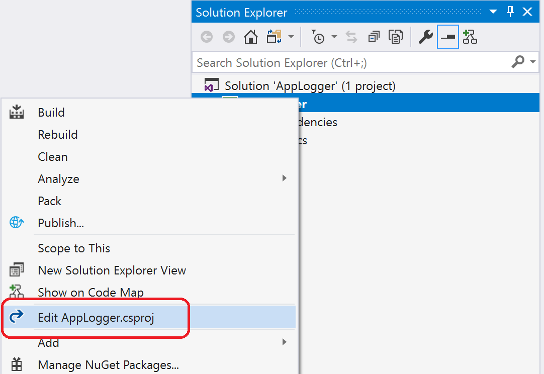 Het projectbestand bewerken