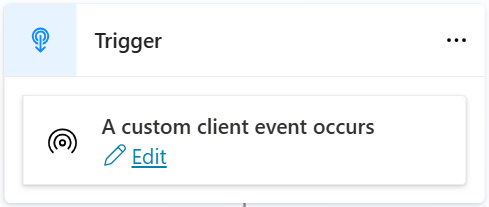 Copilot Studio-trigger: aangepaste clientgebeurtenis