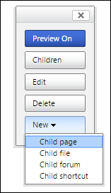 Een nieuwe onderliggende pagina toevoegen Een nieuwe onderliggende pagina toevoegen.
