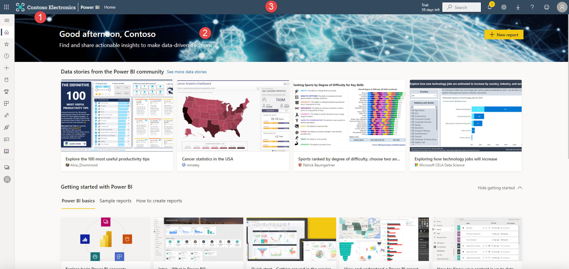 Screenshot showing where custom brand appears.