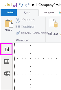 Screenshot showing the Report view icon.