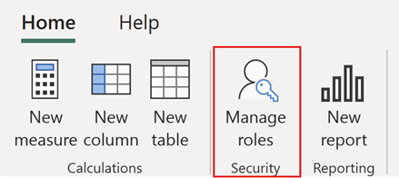 Screenshot of manage roles button.