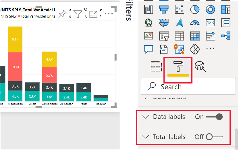 Power Bi Total Not Showing