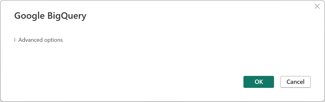 Schermopname van het eerste dialoogvenster met de selectie geavanceerde opties.