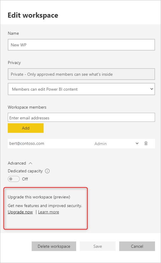 Schermopname waarin de locatie wordt benadrukt waar u de klassieke werkruimte bijwerkt.