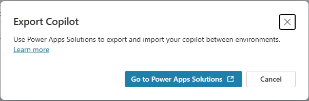 Schermopname van de copilot-exportprompt.