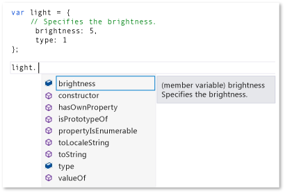 js_intellisense_quickinfo Example of a Quick Info pop-up box